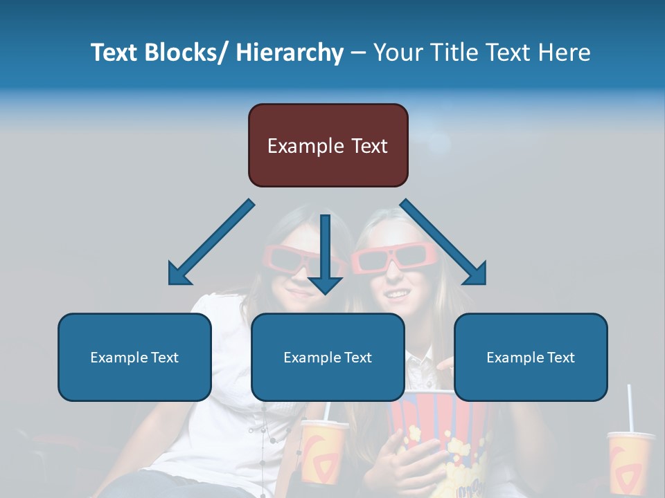 Glasses Indoors Women PowerPoint Template