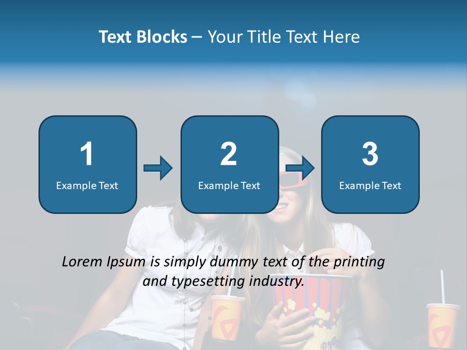 Glasses Indoors Women PowerPoint Template