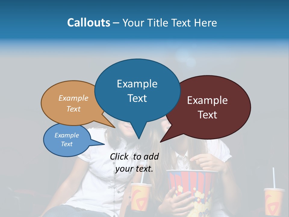 Glasses Indoors Women PowerPoint Template