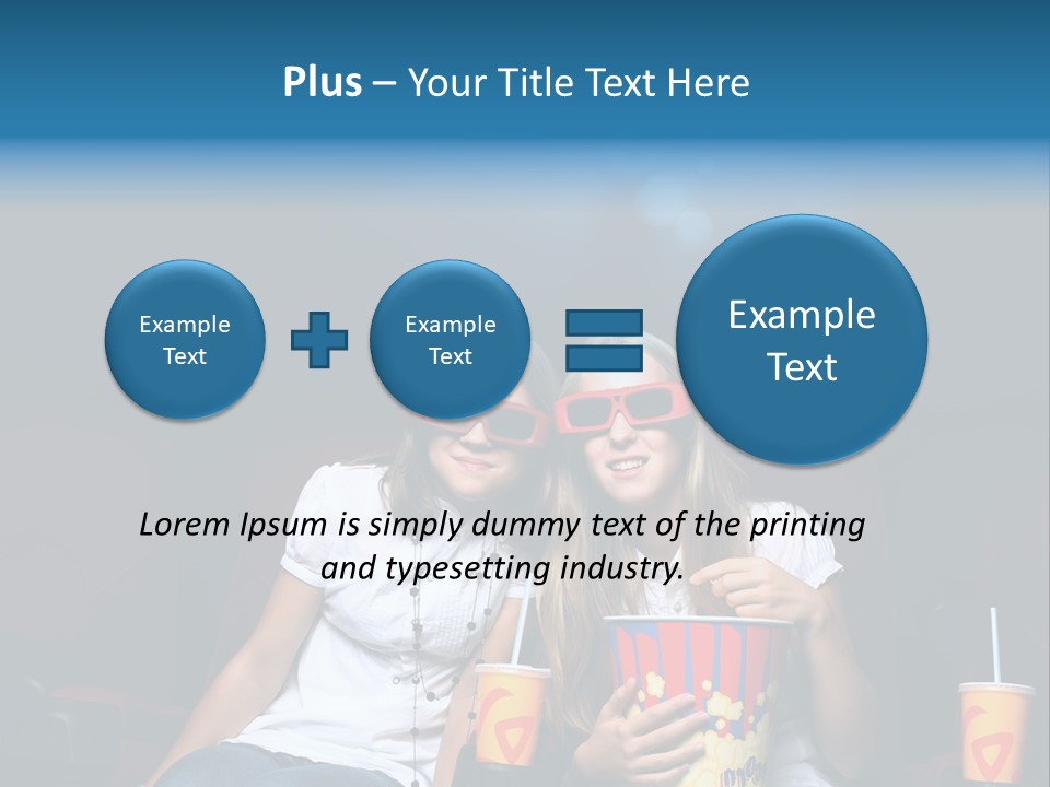 Glasses Indoors Women PowerPoint Template