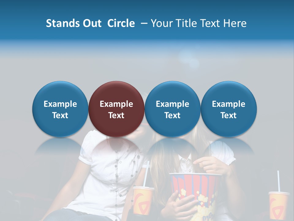 Glasses Indoors Women PowerPoint Template