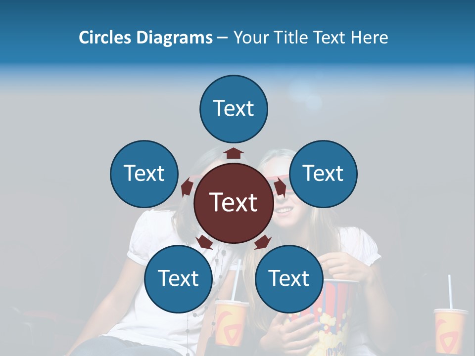 Glasses Indoors Women PowerPoint Template