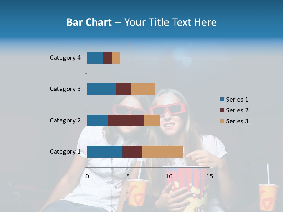 Glasses Indoors Women PowerPoint Template