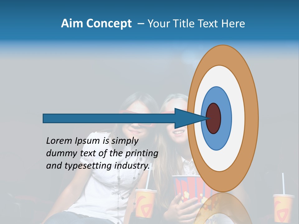 Glasses Indoors Women PowerPoint Template