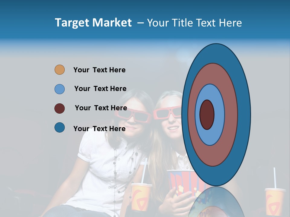 Glasses Indoors Women PowerPoint Template