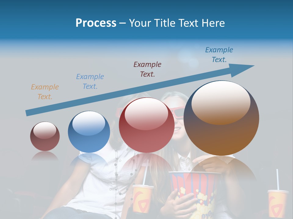 Glasses Indoors Women PowerPoint Template