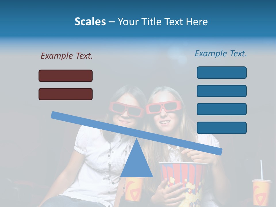 Glasses Indoors Women PowerPoint Template