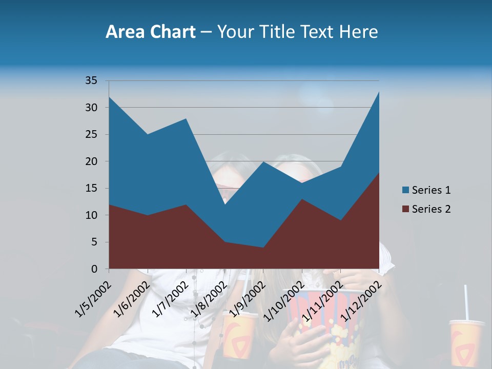 Glasses Indoors Women PowerPoint Template