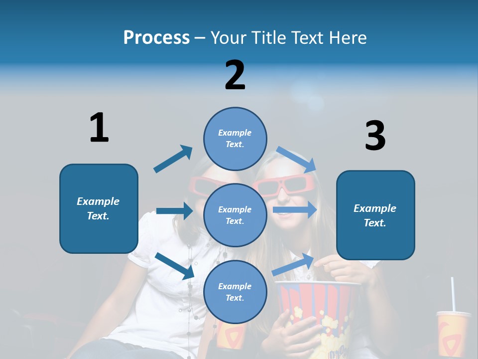 Glasses Indoors Women PowerPoint Template