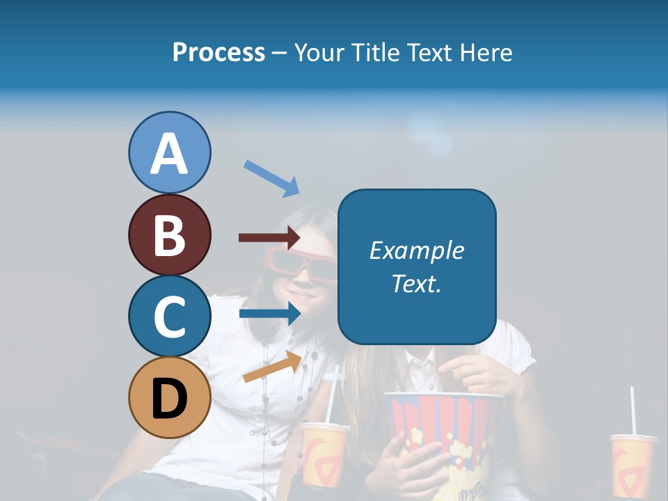 Glasses Indoors Women PowerPoint Template