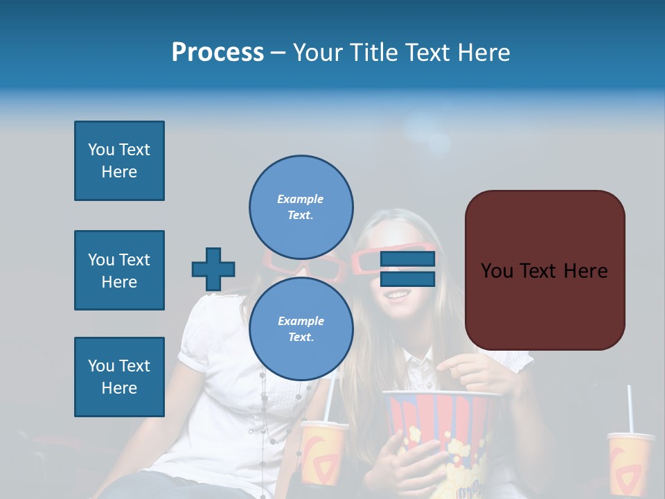 Glasses Indoors Women PowerPoint Template