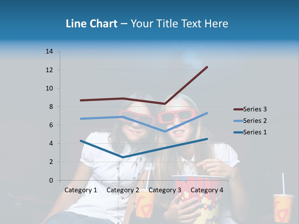 Glasses Indoors Women PowerPoint Template