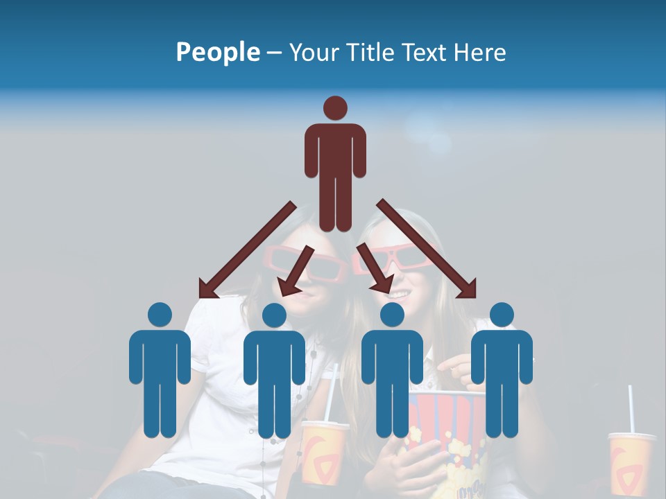 Glasses Indoors Women PowerPoint Template