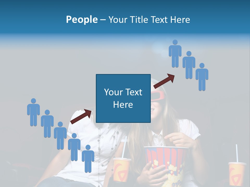 Glasses Indoors Women PowerPoint Template