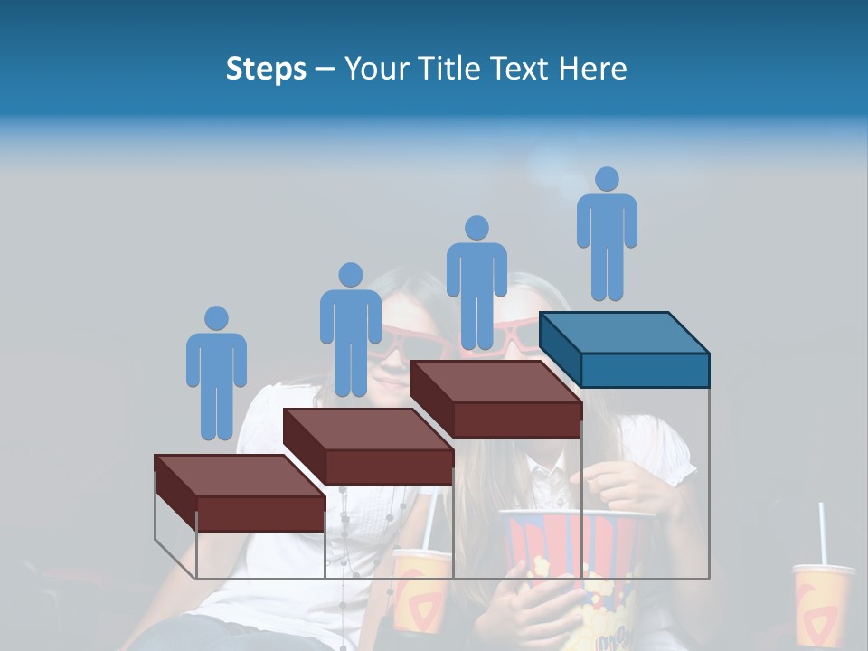 Glasses Indoors Women PowerPoint Template