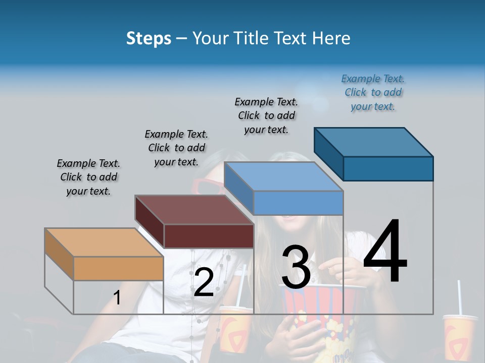 Glasses Indoors Women PowerPoint Template