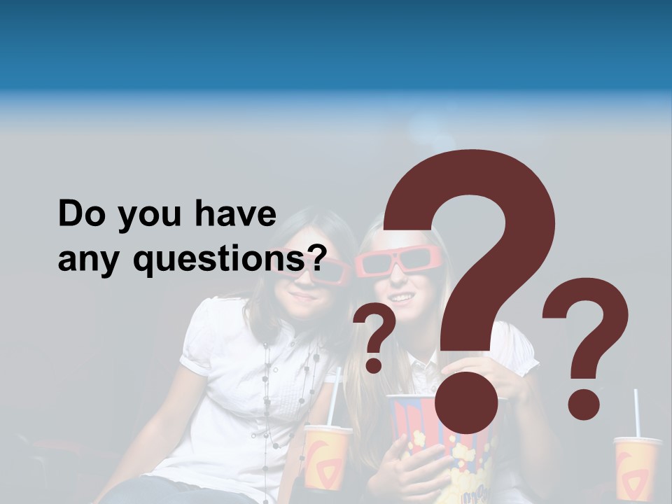 Glasses Indoors Women PowerPoint Template