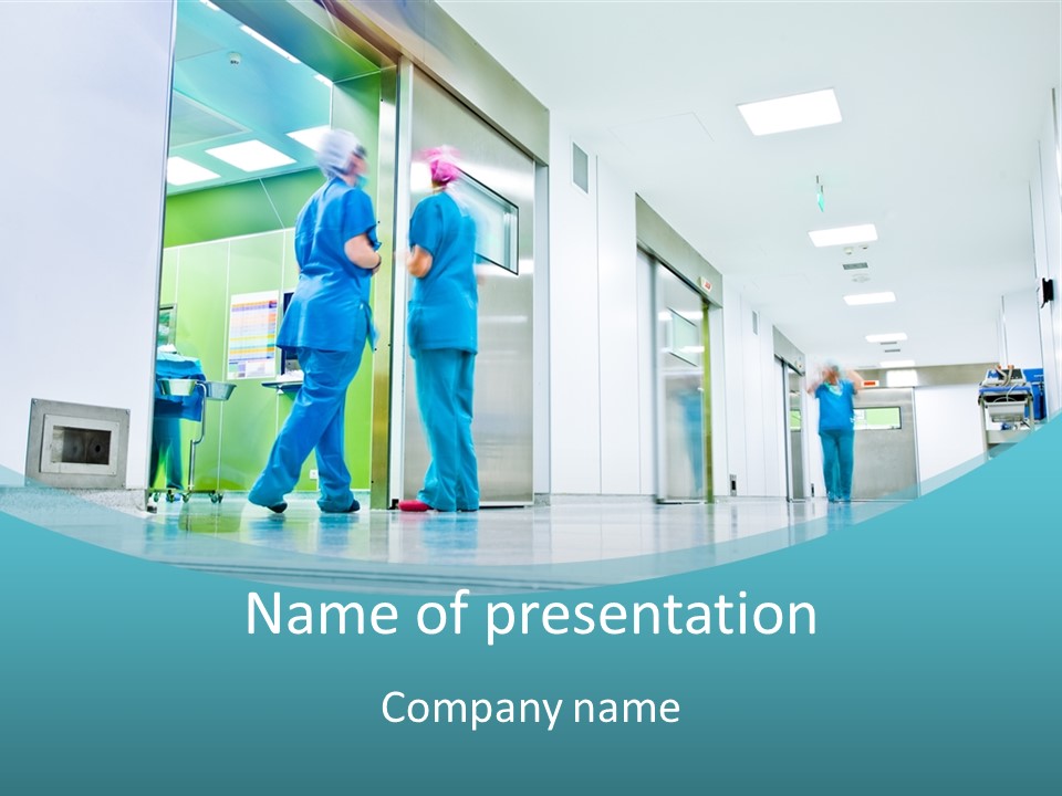 Hall Light Medical PowerPoint Template