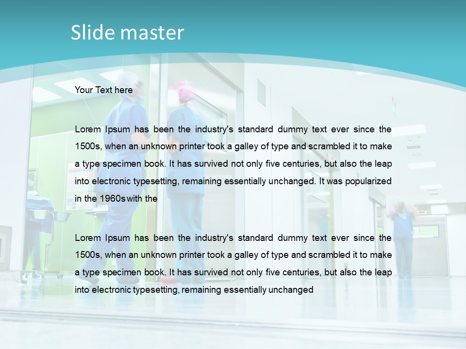 Hall Light Medical PowerPoint Template