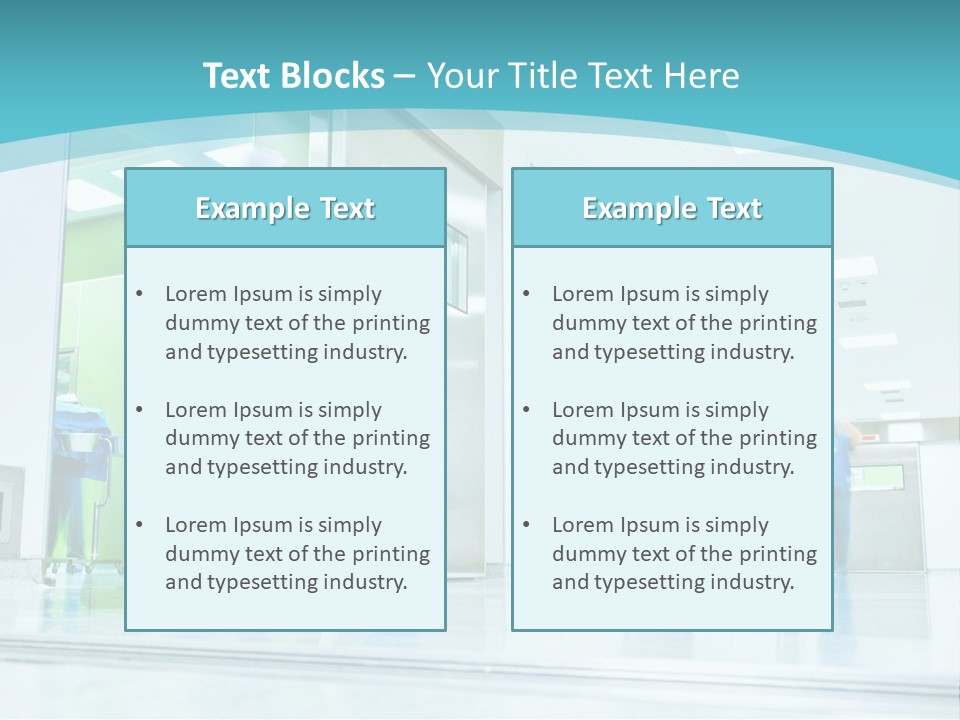 Hall Light Medical PowerPoint Template