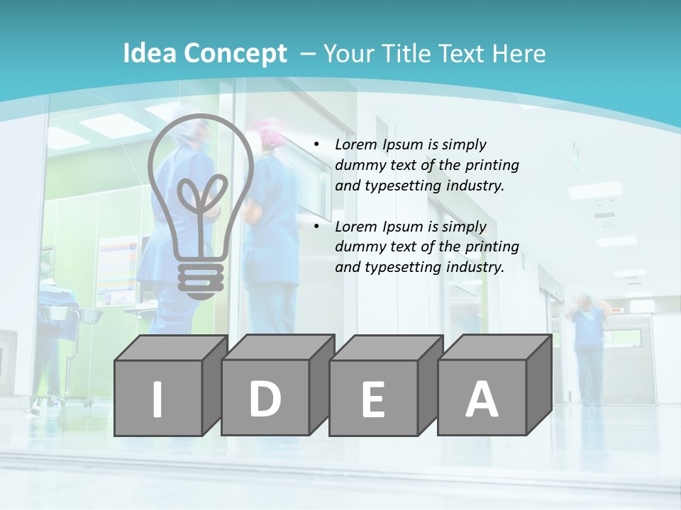 Hall Light Medical PowerPoint Template