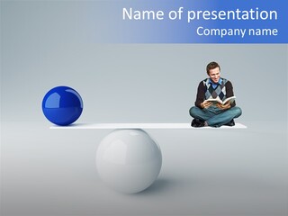 Ball Stability Study PowerPoint Template