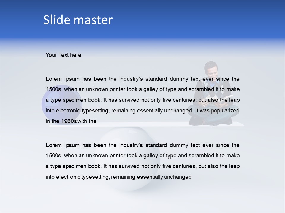 Ball Stability Study PowerPoint Template