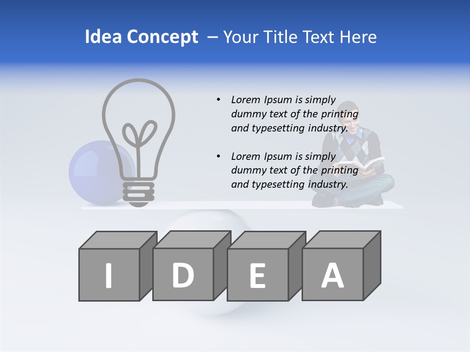 Ball Stability Study PowerPoint Template