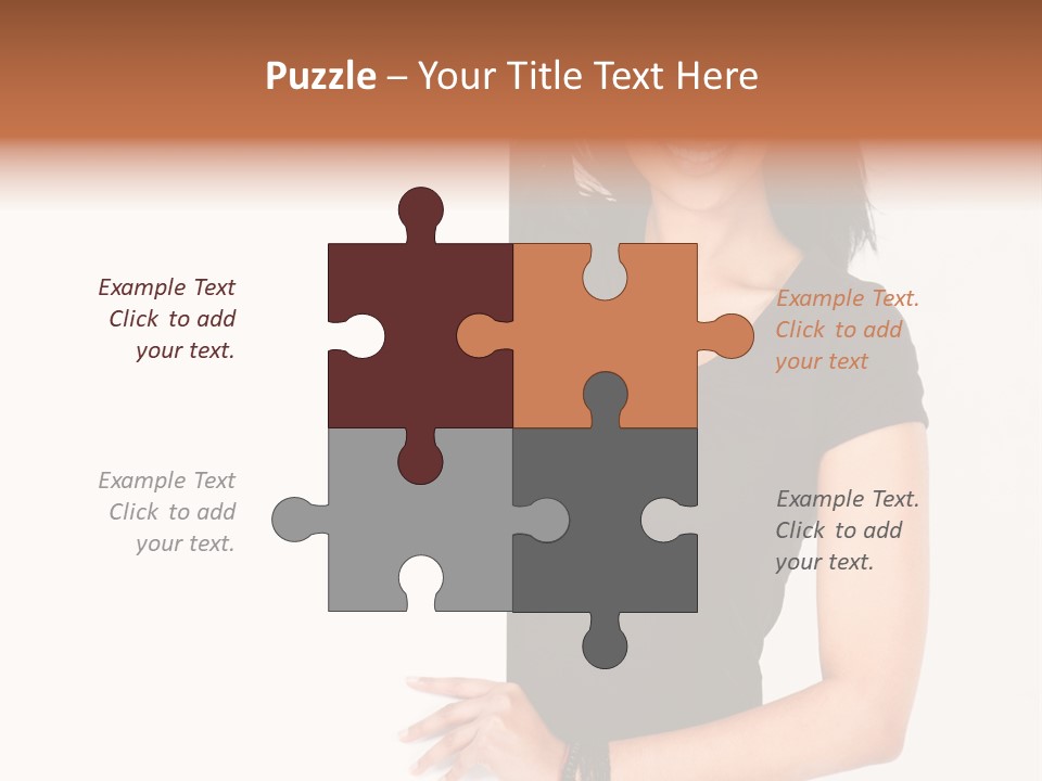 Holding Adorable  PowerPoint Template