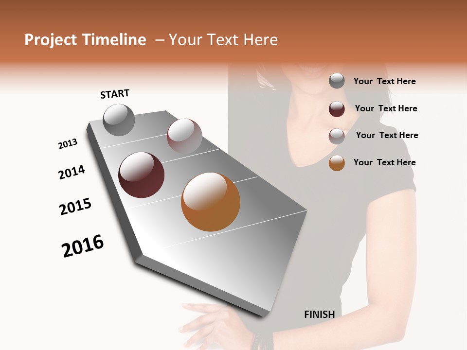 Holding Adorable  PowerPoint Template