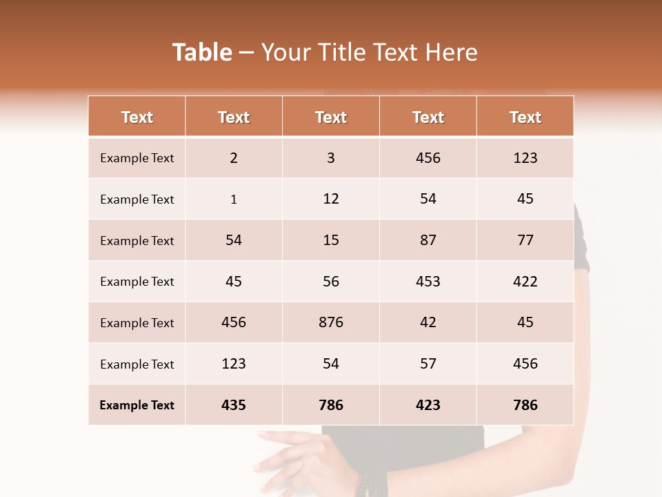 Holding Adorable  PowerPoint Template