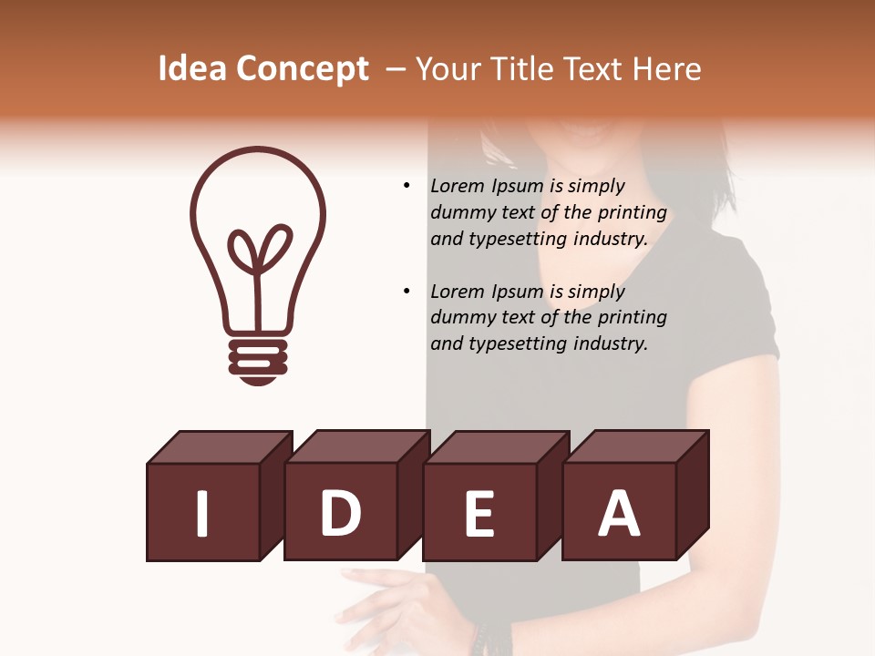 Holding Adorable  PowerPoint Template