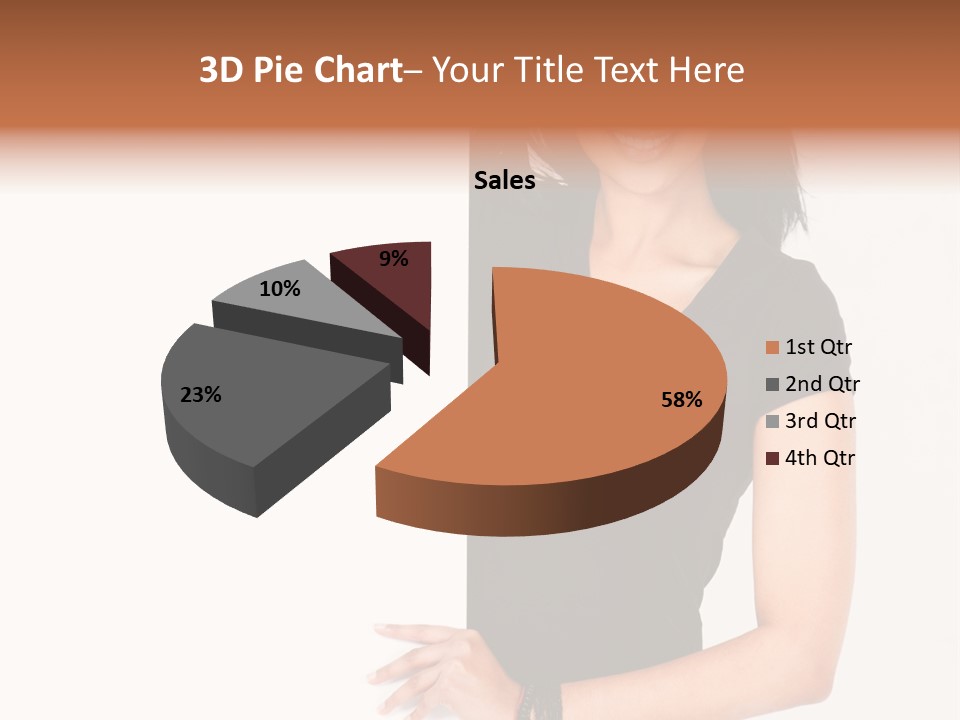 Holding Adorable  PowerPoint Template