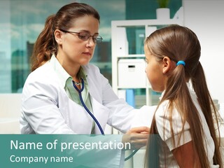 Stethoscope Professional Two PowerPoint Template