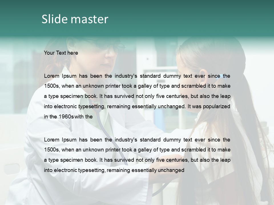 Stethoscope Professional Two PowerPoint Template