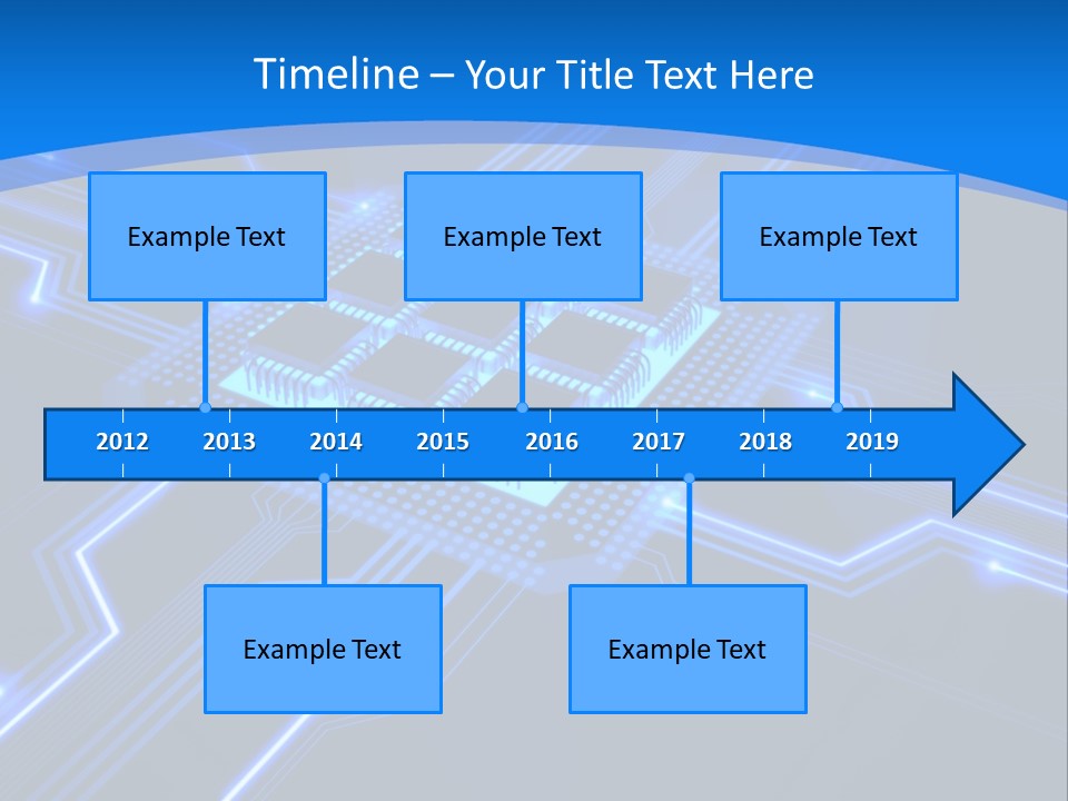 Electricity Technology Integrated PowerPoint Template