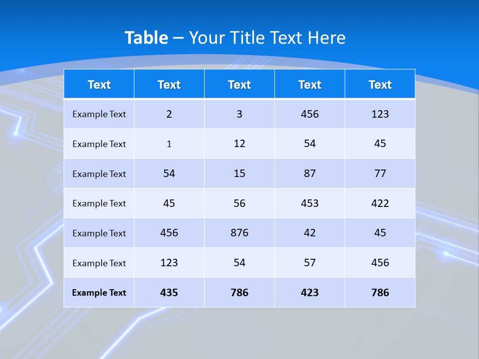 Electricity Technology Integrated PowerPoint Template