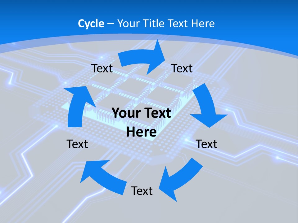 Electricity Technology Integrated PowerPoint Template