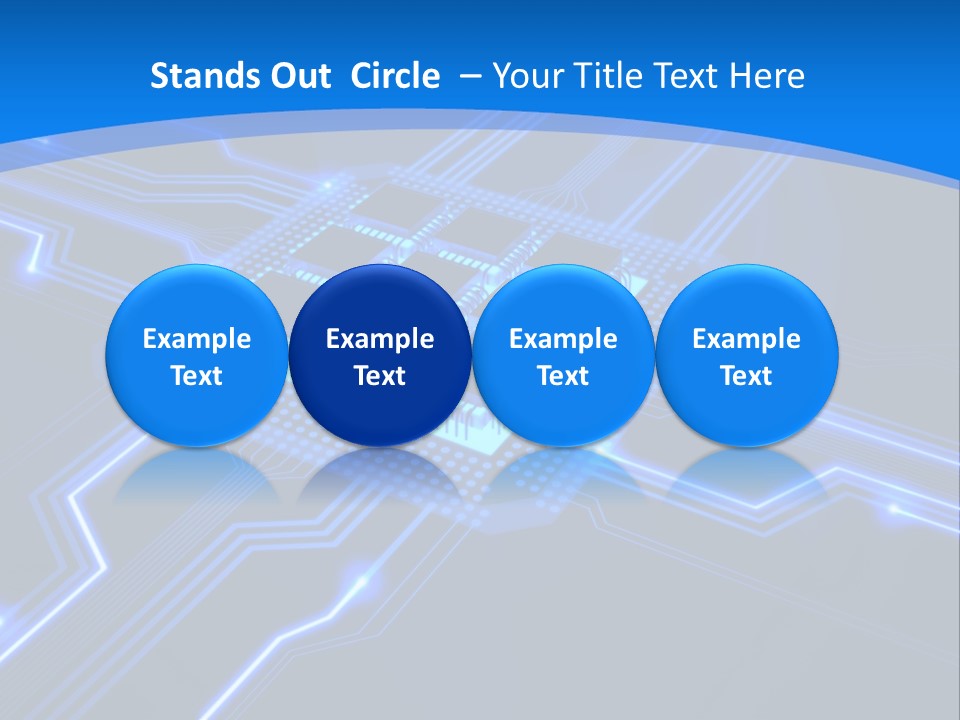Electricity Technology Integrated PowerPoint Template