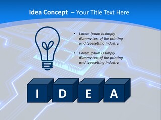 Electricity Technology Integrated PowerPoint Template