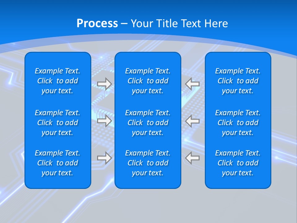 Electricity Technology Integrated PowerPoint Template