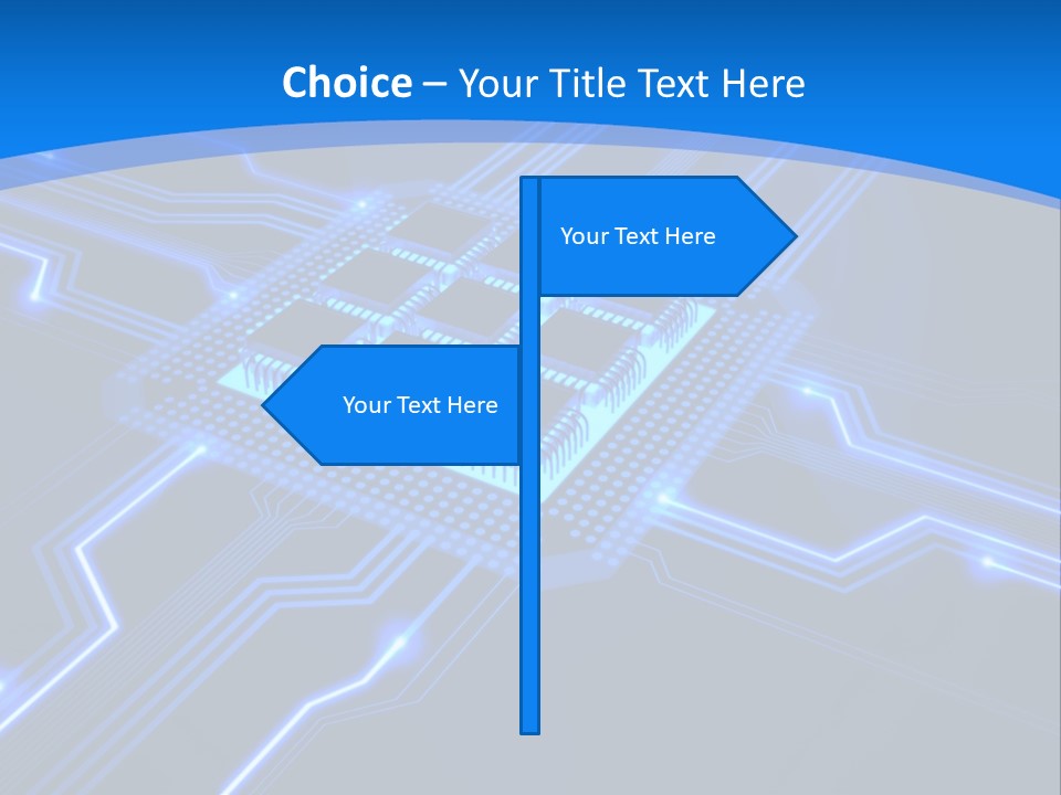 Electricity Technology Integrated PowerPoint Template