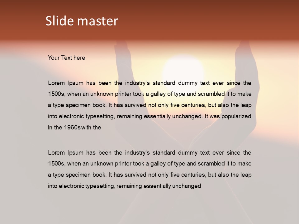 Mountain Motivation Night PowerPoint Template