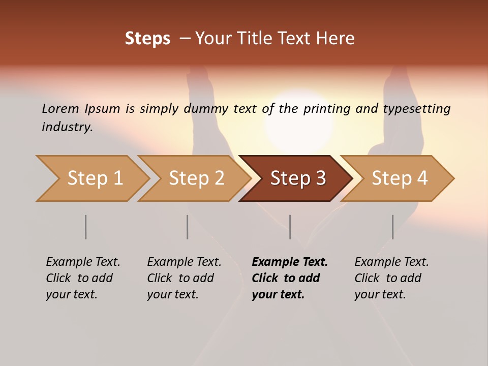 Mountain Motivation Night PowerPoint Template