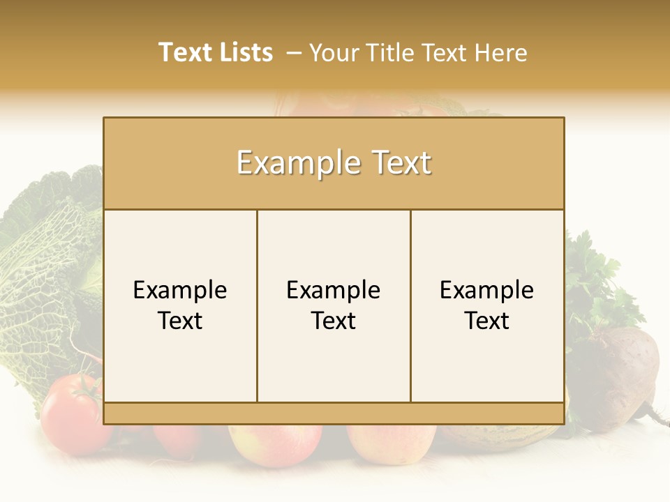 Diet Raw Beetroot PowerPoint Template