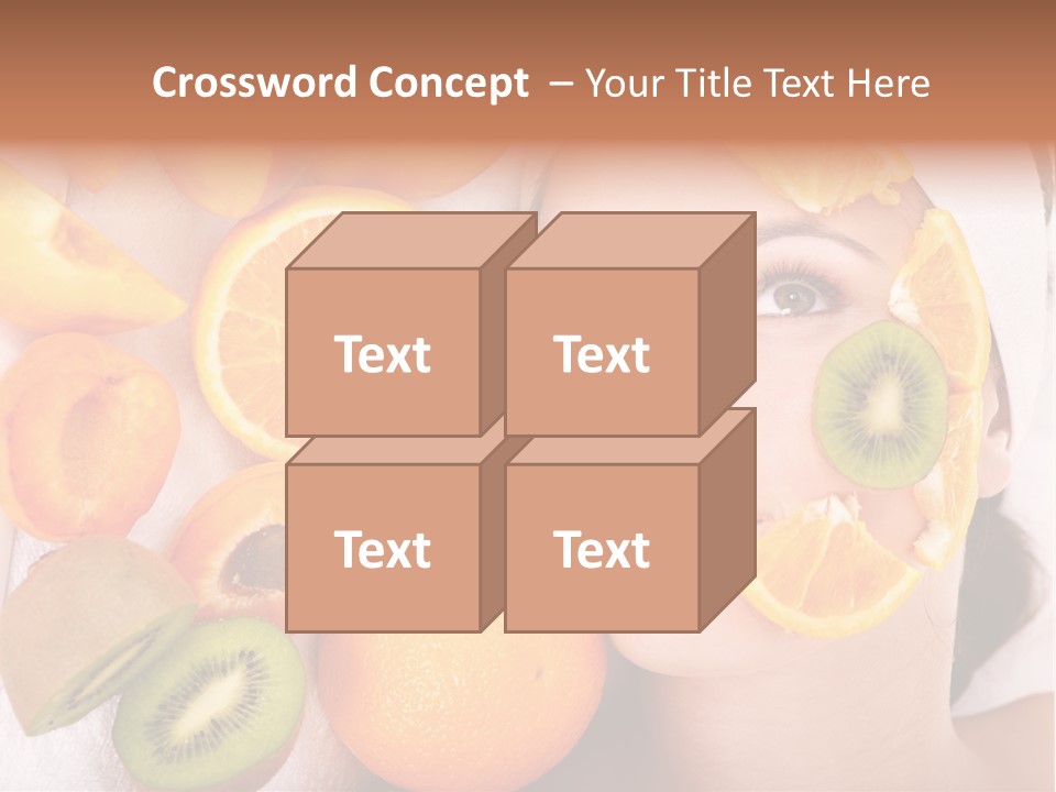 Citrus Antioxidant Fruit PowerPoint Template