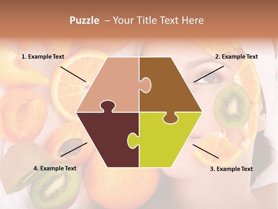 Citrus Antioxidant Fruit PowerPoint Template