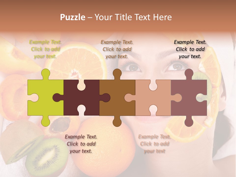 Citrus Antioxidant Fruit PowerPoint Template