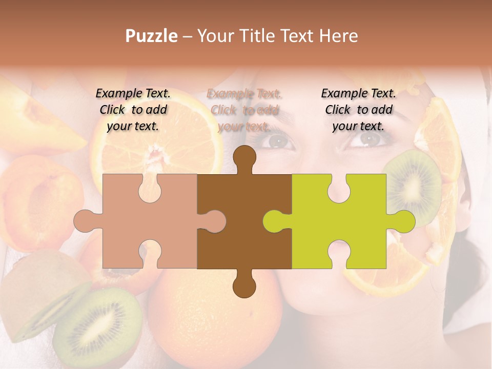 Citrus Antioxidant Fruit PowerPoint Template
