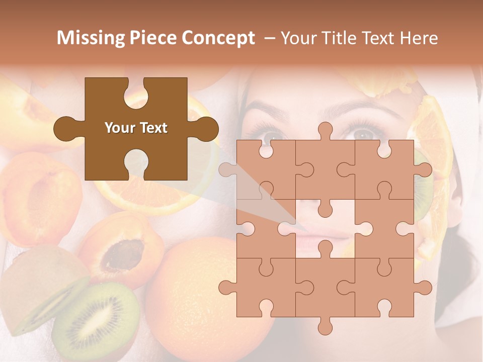 Citrus Antioxidant Fruit PowerPoint Template